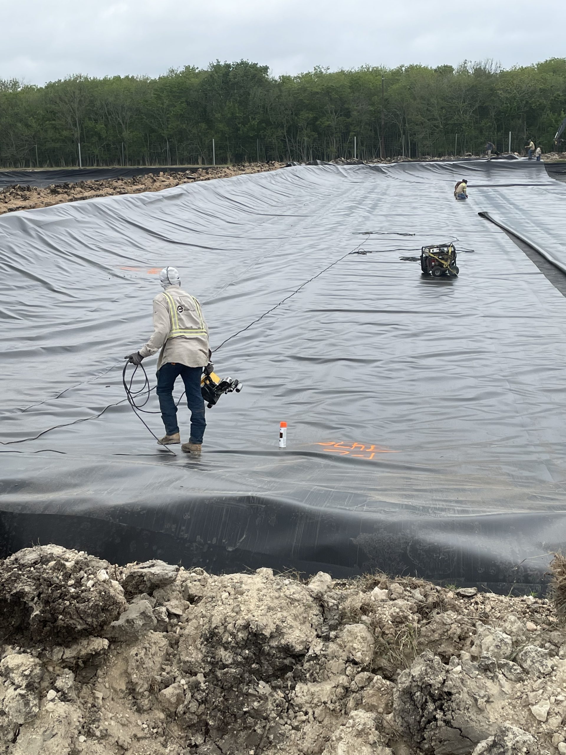 CONSERVATION IN ACTION VIDEO: Pond Liner Repair Project at Sea Center Texas