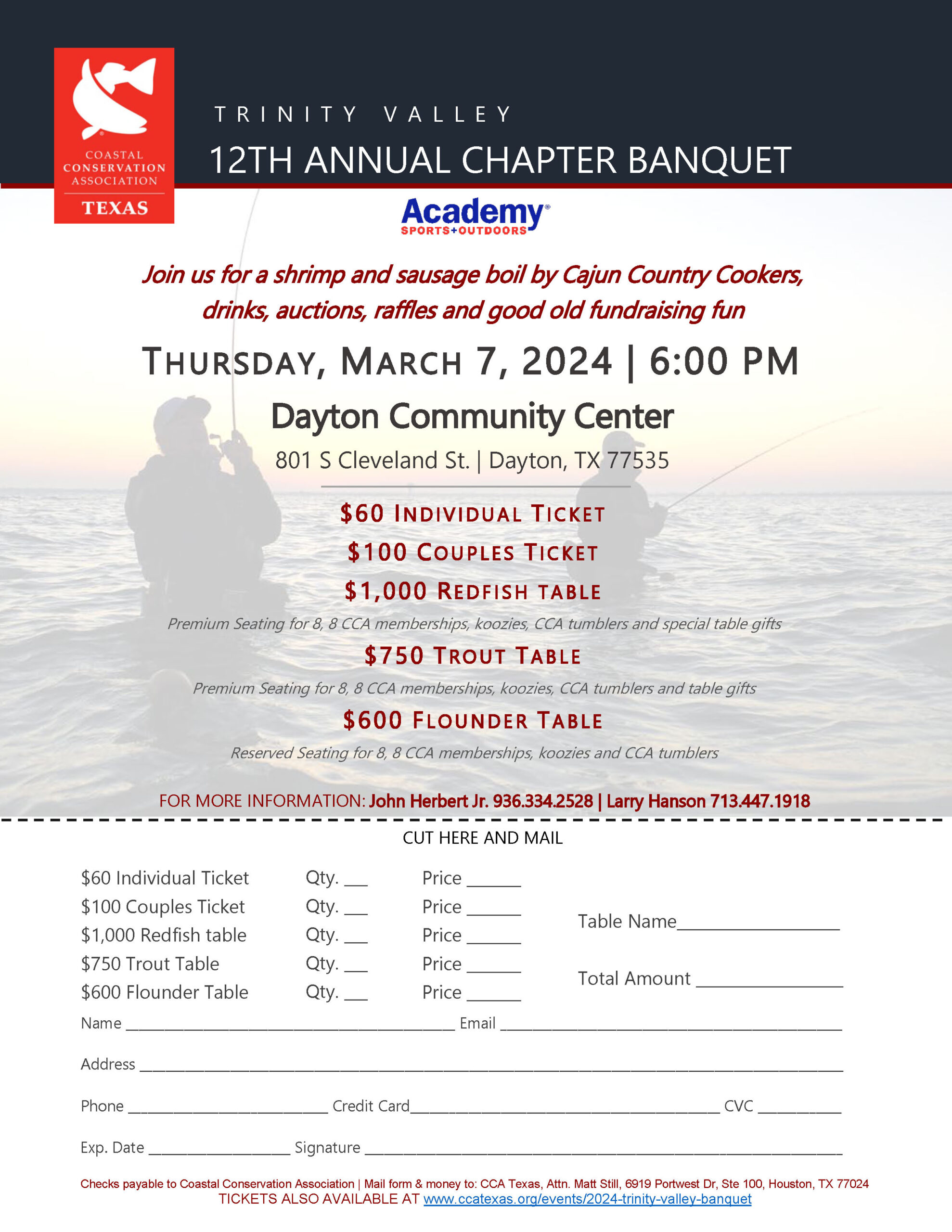 2024 Trinity Valley Chapter Annual Banquet CCA Texas