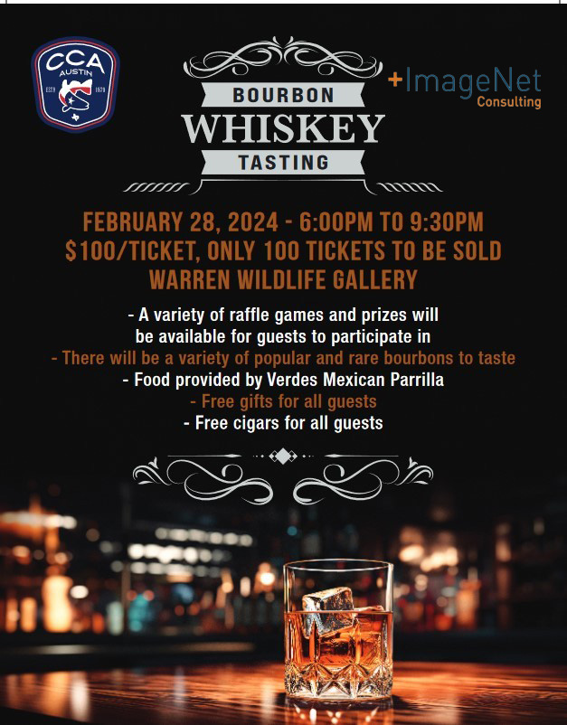 2024 CCA Austin Whiskey Night CCA Texas