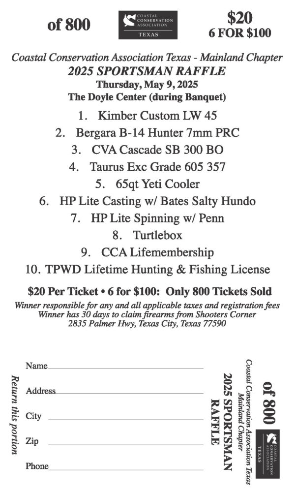 2025 CCA Mainland Raffle - Image 2