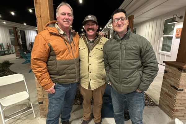 Aransas Bay - John Blaha, Capt Storm of La Pesca Lodge and Chris Bush