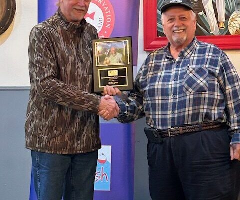 Sugar Land - Mike Spero getting plaque 2018 Jan 13