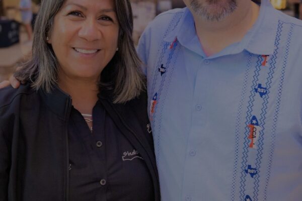 RGV Christi Romero (left) Chapter President (right)