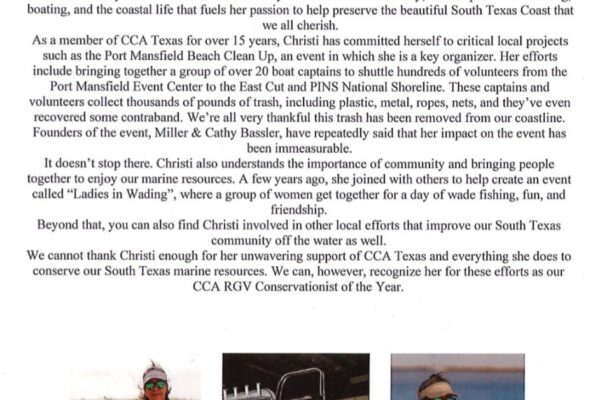 RGV Conservationist of the Year