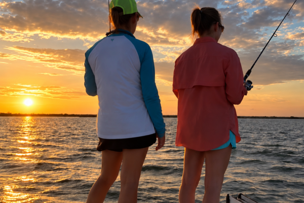 Aransas Bay - Janelle Weller and daughter Katie